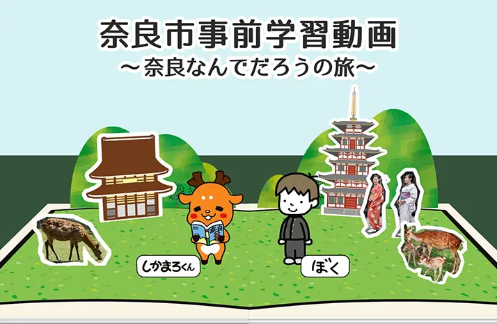奈良市なんでだろうの旅「企画内容紹介」動画制作 PCビュー