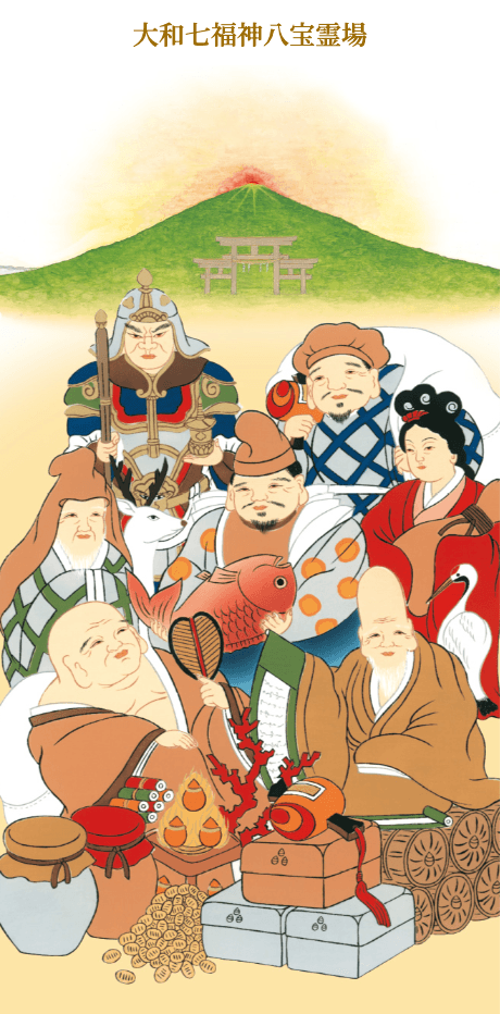 大和七福神八宝霊場様ウェブサイト制作 SPビュー